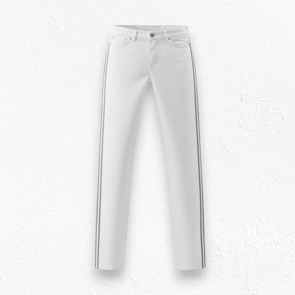 Levi's Premium 511 Slim Scotchlite Reflective White Jeans Mens 36x30 NWOT